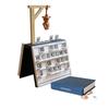 BibYuga Playbook'd Hangman, 3D Printed Magnetic Chess Set, Playbook Board Game, Hangmans Challenge Game, Portable Books Design Board Game for Adults (Hangman) view 1