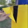 Heavy Duty Waterproof Post Padding for 5-8ft Playground & Basketball Poles - Universal Round Protective Sleeves, Yellow, 7.5" High, Ideal for Basements & Awnings view 1