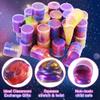 24 Pack Galaxy Star Slime,Party Favor for Kids Girls & Boys,Non Sticky, Stress & Anxiety Relief, Wet, Super Soft Sludge Toy,Birthday Gifts for Kids Girl and Boys, Easter Egg Filling Stuffers view 3