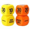 Exercise Dice 2 Pairs 6 Sided Workout Dice Game for Group Fitness Exercise Classes Fun Workout Fitness Equipment view 1
