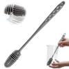 11" Flexible Silicone Water Bottle Cleaner Brush 360 Long Handle for Narrow Neck Containers view 1
