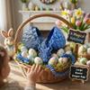 24'' Big 3D Printed Dragon Egg Toy with Articulated Dragon Inside, Large Surprise Eggs Toys for Kids Teens Adults, Fantasy Office Desk Decor Collectible, Unique 2026 Graduation Gifts (Blue Silver) view 4