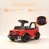 Ride On Push Car for Toddlers Mercedes-Benz Licensed, Under Seat Storage, Ride On Toy for 18-36 Months, Red view 4