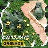 Sratte 1 Pcs Toy Hand Grenade for Cs Game with 10 Round Foam Ammo Model Tactical Fake Grenade for 14+ and Adults Outdoor Army Military Camo Party Favors Pretend Role Play Prop Game (Green) view 3