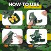 Sratte 1 Pcs Toy Hand Grenade for Cs Game with 10 Round Foam Ammo Model Tactical Fake Grenade for 14+ and Adults Outdoor Army Military Camo Party Favors Pretend Role Play Prop Game (Green) view 4