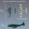 Eairsoky 1:72 Scale Douglas SBD Dauntless Weathered Dive Bomber Die-cast Aircraft Model Military Airplanes Alloy Models for Collection or Gift view 2