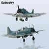 Eairsoky 1:72 Scale Douglas SBD Dauntless Weathered Dive Bomber Die-cast Aircraft Model Military Airplanes Alloy Models for Collection or Gift view 3