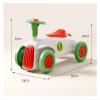 Toddler Ride On Toy Wiggle Car with Steering Wheel and Horn Sliding Toy Set for Indoor and Outdoor Play(Pink) view 2