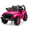 12V Kids Ride on Car with Parent Remote Control, Electric Truck Toy for Boys & Girls, All Terrain Outdoor Vehicle with Spring Suspension, LED Lights and Music Player view 1
