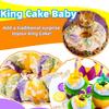 12 Pcs King Cake Baby Jesus Figures - 1.5 Inch Plastic Doll Set for Mardi Gras Decor, Great as Cake Toppers & Party Favors, Perfect for Family Gatherings and Celebrations(12pcs) view 4