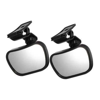 BESPORTBLE 2pcs Car Mirror Rear Facing Backseat Observation Mirror for Safety with 360 Rotation Anti-shake for Rear Seat Monitoring