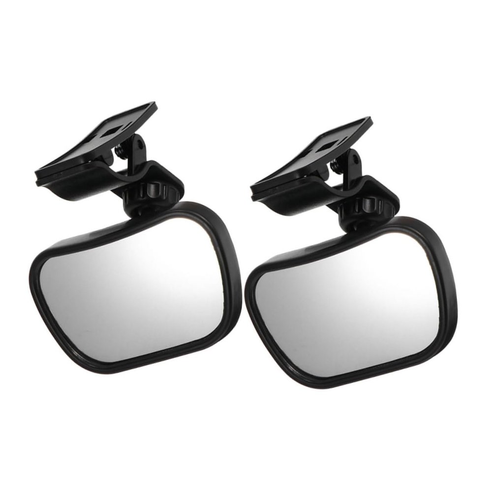 BESPORTBLE 2pcs Car Mirror Rear Facing Backseat Observation Mirror for Safety with 360 Rotation Anti-shake for Rear Seat Monitoring