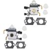 2pcs Compatible with Replace Carburetor FS85 FS38 FS45 FS46 FS55 FS74 FS75 FS76 FS80 view 1