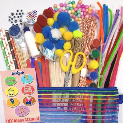 16 in 1 Art and Craft Kit for Girls and Boys with for Kids DIY for All Ages from 8-16 Old,Paper,Multicolor