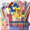 16 in 1 Art and Craft Kit for Girls and Boys with for Kids DIY for All Ages from 8-16 Old,Paper,Multicolor view 1