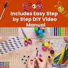 16 in 1 Art and Craft Kit for Girls and Boys with for Kids DIY for All Ages from 8-16 Old,Paper,Multicolor view 2