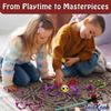 16 in 1 Art and Craft Kit for Girls and Boys with for Kids DIY for All Ages from 8-16 Old,Paper,Multicolor view 3