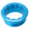12 Speed Freewheel Lock Cover for Series M6100 M7100 M8100, For CNC Machined Aluminum Alloy Cassette Hub Body Component, Black(Blue) view 2