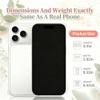 HOMTRU Fake Phone Dummy Prop Phone, Black Screen DecoyPhone PearPhone Non-WorkingPhone, DisplayPhone Look Like Real Phone 17 Pro (Silver) view 2
