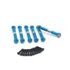 Models Upgrades Parts For HSP 18301 18302 18311 18312 18321 18322 1/18 6pcs Metal Link Rod Tie Linkage RC Car Upgrade Parts Accessories(Blue) view 1