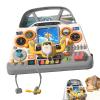 Airplane Cockpit Toy - Interactive Control Panel, Pretend Play Toy Providing Lights and Sounds, Kids Kit Supporting Indoor Playroom Learning, Accessory Perfect for Nursery Kindergarten Home view 1