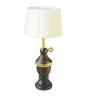 Abaodam Miniature Dollhouse Lamp 1:12 Scale White Wooden Table Light for Doll House Accessories, Small Retro Desk Lamps for Tiny Home Room Decor Photo Props view 1
