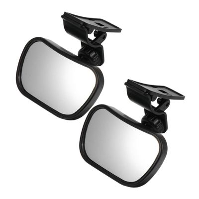 ARTSEWPLY 2pcs Car Mirror for Rear-facing Seats, Shatterproof Adjustable 360 Rotation Wide Angle Interior Rearview Mirror for Backseat Observation and Safety Monitoring
