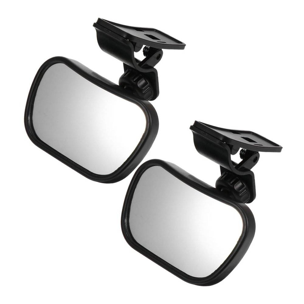 ARTSEWPLY 2pcs Car Mirror for Rear-facing Seats, Shatterproof Adjustable 360 Rotation Wide Angle Interior Rearview Mirror for Backseat Observation and Safety Monitoring