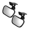 ARTSEWPLY 2pcs Car Mirror for Rear-facing Seats, Shatterproof Adjustable 360 Rotation Wide Angle Interior Rearview Mirror for Backseat Observation and Safety Monitoring view 1