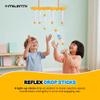 MILENTII Light Up Drop Stick Challenge Game with LED Lights, Rechargeable Reflex Training with 6 Drop Sticks, Remote Control, 3 Speed Levels, USB Charging Quick Response Interactive Catch Game view 2