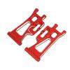 Aluminum Alloy RC Car Suspension Arm Set, Front Rear Swing Arms with Steering Cup and Axle Holder, Upgraded Replacement Parts for MJX 14210 14209 1/14 Scale RC Vehicles (Red) view 3
