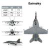 Eairsoky 1:100 Scale F-18 Super Hornet Metal Fighter Jet Model Jolly Roger Military Die-cast Aircraft Models for Collection or Gift Bounty Hunter view 2