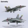Eairsoky 1:100 Scale F-18 Super Hornet Metal Fighter Jet Model Jolly Roger Military Die-cast Aircraft Models for Collection or Gift Bounty Hunter view 3