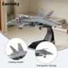 Eairsoky 1:100 Scale F-18 Super Hornet Metal Fighter Jet Model Jolly Roger Military Die-cast Aircraft Models for Collection or Gift Bounty Hunter view 4