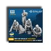SPALAH 30735 1/35 Set of Figures Modern Soldiers on a Rest 3D Printed Resin kit Scale Model/Replica view 1