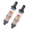 1 Pair RC Shocks Absorber Set, Front and Rear Aluminum Alloy Suspension Damper with Elastic Spring for BONZAI 1/16 RC Car, Replacement Shock Absorber for Intrepid Off Road Vehicle view 2