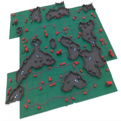 72 Tiles Pack for Carcassonne Board Game