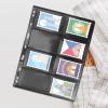 TOYANDONA 10-sheet Pvc Double-sided Stamp Album Inserts with Eight-grid Layout Stamp Collection Pages for Collectors Loose-leaf Storage and Banknote Organizing view 4