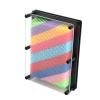 BTSEURY 3D Pin Art Board, Colorful Plastic Pins with Sturdy Transparent Frame for Kids and Adults, Create Amazing 3D Sculptures (Black Bottom Large Size) view 4