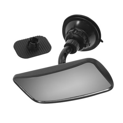 BESPORTBLE Interior Rearview Mirror, 360 Adjustable Suction Cup Vehicle Mirror for Safety and Rear Monitoring