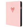 12-Pocket Trading Card Binder, 480 Card Capacity, "Stay-Flat" Design, Water-Resistant by Goat Armor (Pink) view 3