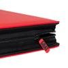 12-Pocket Trading Card Binder, 480 Card Capacity, "Stay-Flat" Design, Water-Resistant by Goat Armor (Red) view 4