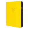 12-Pocket Trading Card Binder, 480 Card Capacity, "Stay-Flat" Design, Water-Resistant by Goat Armor (Yellow) view 4