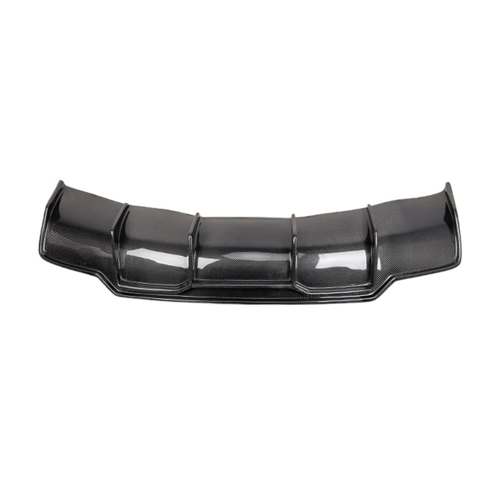 Carbon Fiber Rear Bumper Diffuser Spoiler Chin Compatible for Tesla Model 3 Rear Lip Diffuser Protector 2015 2016 2017 2018 2019