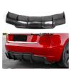 Carbon Fiber Rear Bumper Diffuser Spoiler Chin Compatible for Tesla Model 3 Rear Lip Diffuser Protector 2015 2016 2017 2018 2019 view 2