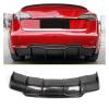 Carbon Fiber Rear Bumper Diffuser Spoiler Chin Compatible for Tesla Model 3 Rear Lip Diffuser Protector 2015 2016 2017 2018 2019 view 4