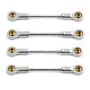 RC Spare Part Compatible with Kyosho for MINI-Z 1/18 1/24 RC Car Parts Accessories 4pcs Metal for Chassis Suspension Link Rod Pull Rod view 1