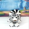 3D Printed Tiger, 12 Inches Articulated Jungle Wild Animal Toy, Home Office Executive Desk Decoration AT001-WHITE-LARGE view 4