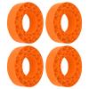 Fabater Silicone Tire Inserts, Soft 106 x 42mm Fit for SCX10 III Vibrant Color 1.9in Tire Foam Set with Easy Install Enhanced Grip Traction, Replaces Inserts for 1.9 Inch Tires (Orange) view 1