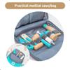 UMU Wooden Mini Doctor Kit for Kids 14 pcs Medical Playset for Toddlers with Stethoscope, Syringe, Doctor Bag, Blood Pressure Cuff & More Pretend Play Set for Boys and Girls Ages 3 4 5 6 view 3
